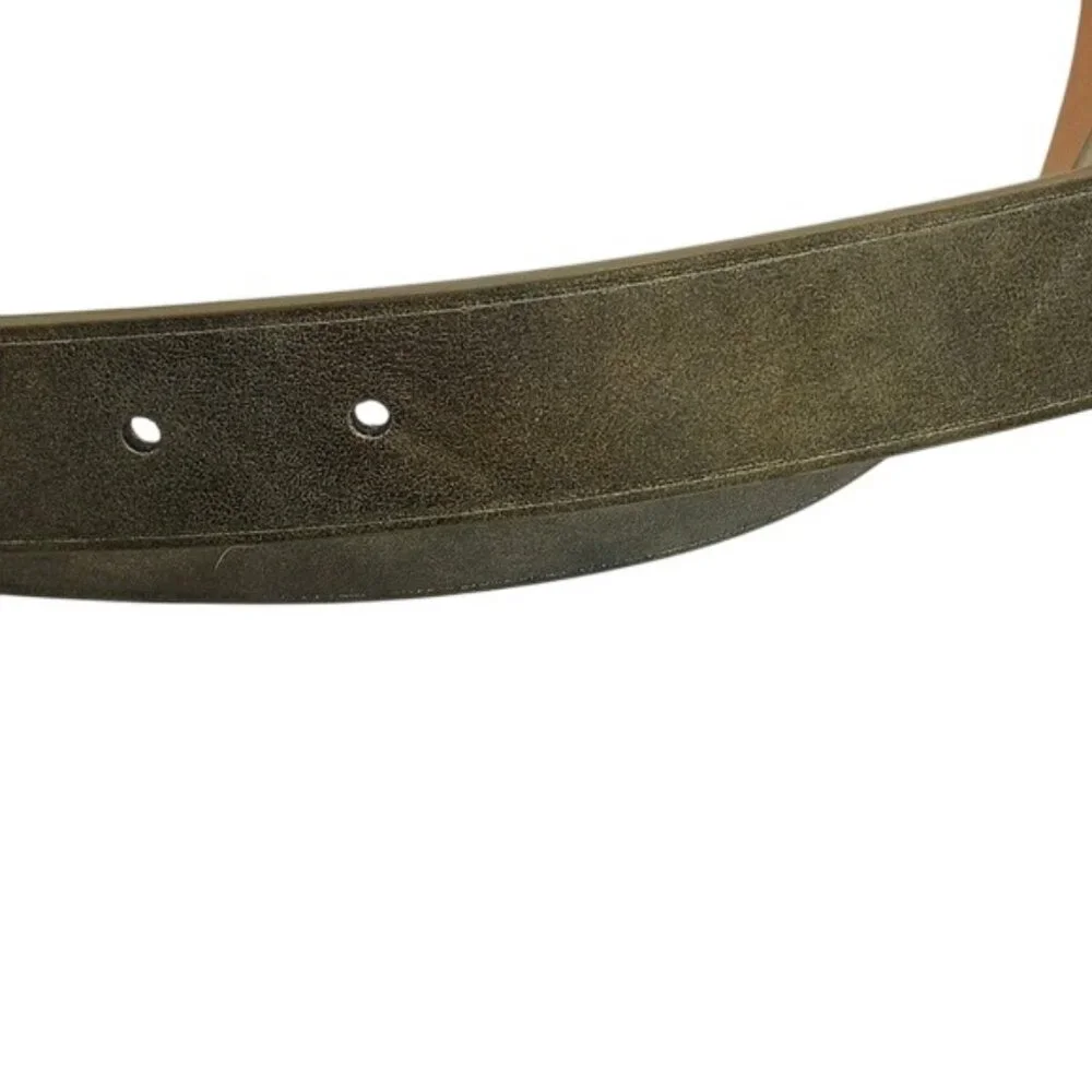Universal Thread Belt Gold Faux Leather Metallic Womens Size Medium